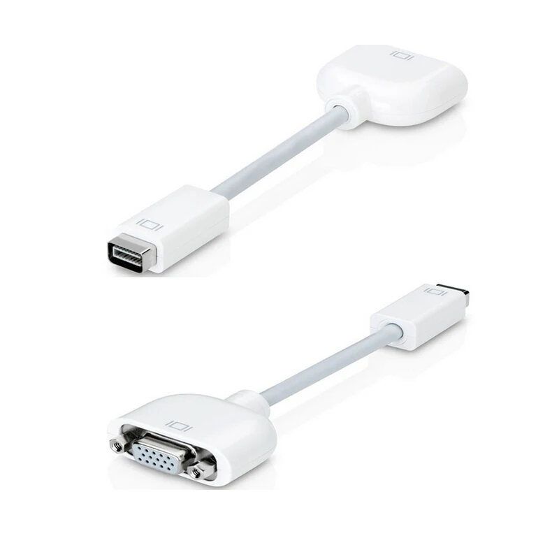 1piece High quality Mini DVI Port To VGA Adapter Cable For Apple Mac