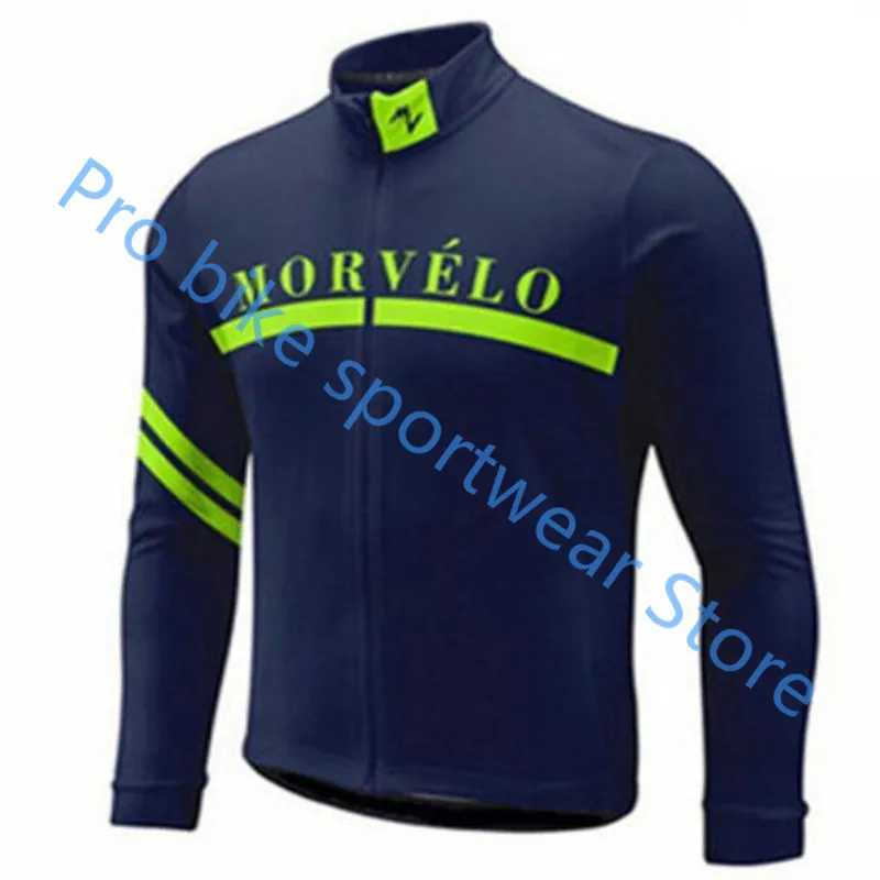 Morvelo весна и осень с длинным рукавом костюмы Pro team Велоспорт Джерси гонки Велосипедный спорт велосипедная Одежда Майо Ropa Ciclismo - Цвет: cycling jersey 16