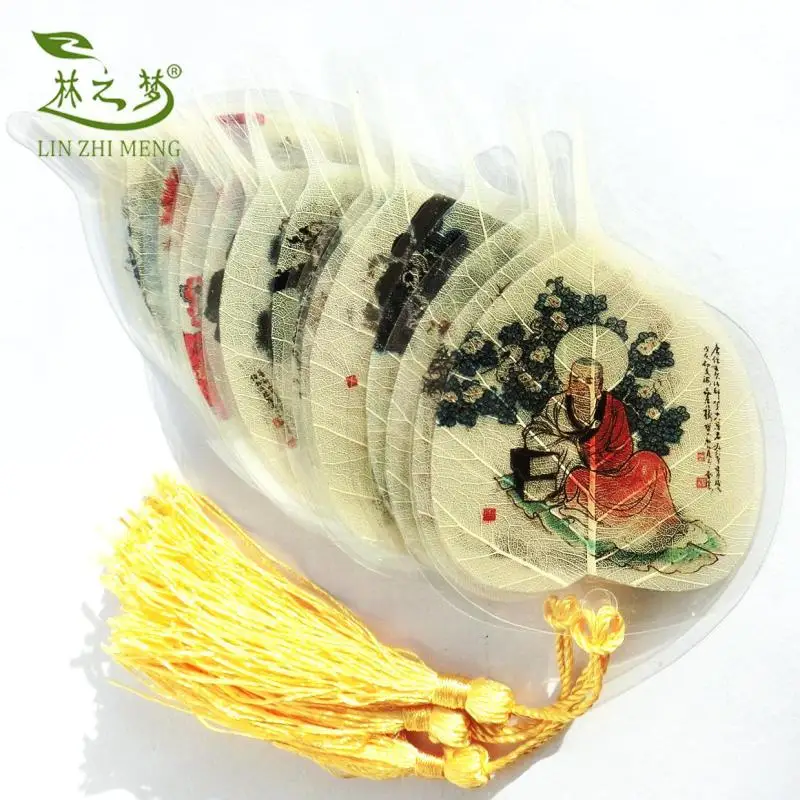 

Eighteen Rohan Bodhi leaf vein bookmark set to send New Year gifts to Chinese creative gifts