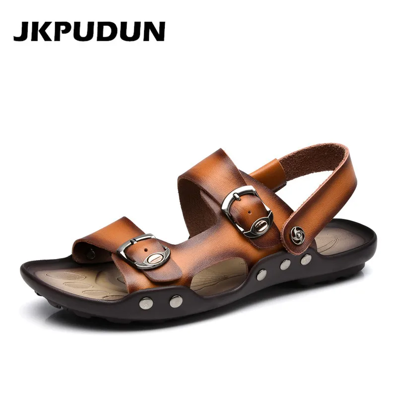 Buy Men Sandals Beach Summer Slippers Outdoor Gladiator Sandals Men Soft