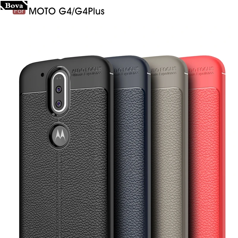 Мягкий ТПУ чехол для Motorola G4 TPU силиконовый Защитный телефона Moto Plus/G4 Кожаный Стиль