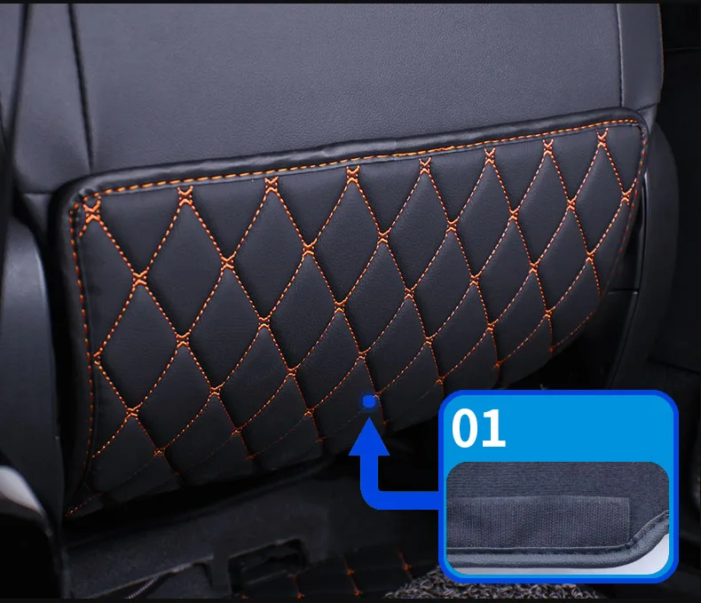 Lsrtw2017 волоконно-кожаное автокресло анти-кик коврик для Subaru Xv подлокотник анти-кик коврик B Post коврик интерьерные аксессуары
