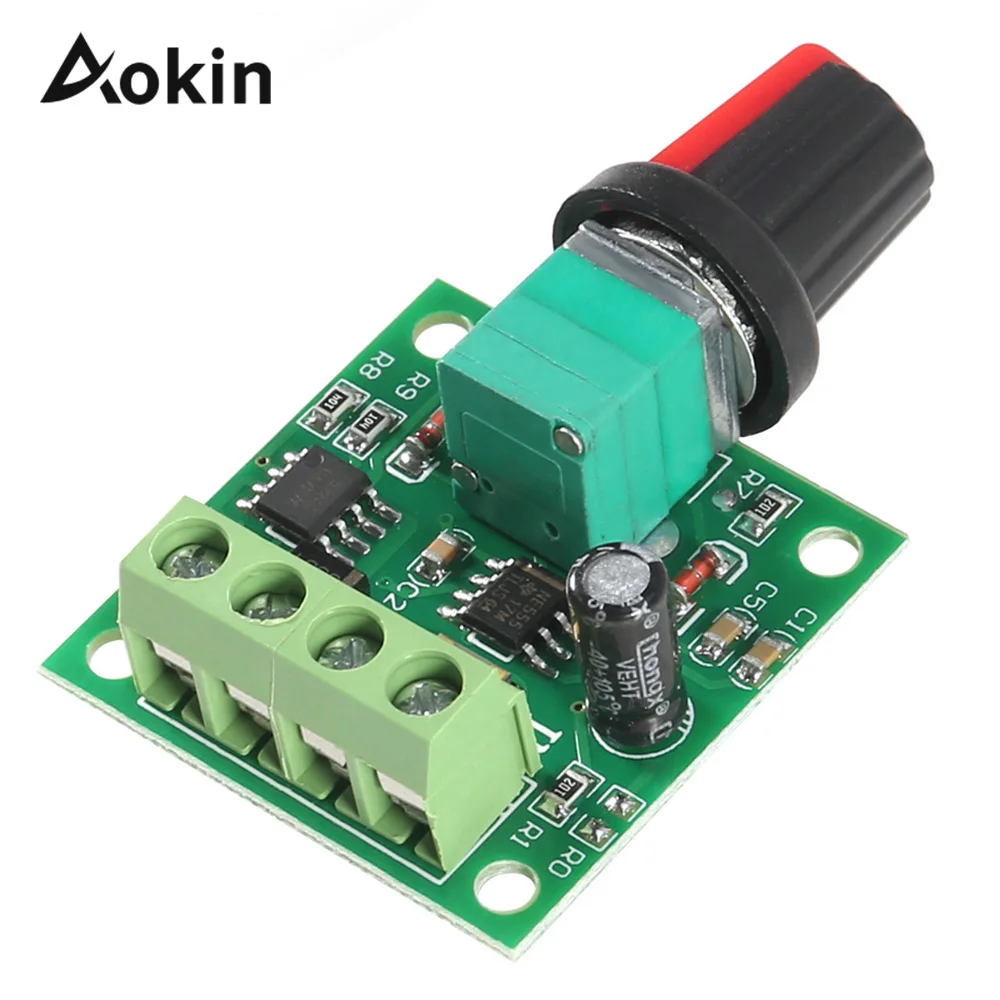 2A DC 1.8v 3v 5v 6v 12v 1803BK Low Voltage Motor Speed Controller PWM Module