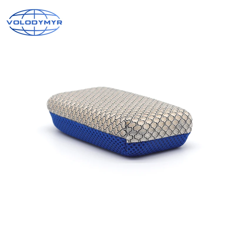 

Car Wash Sponge Washing Tools Blue with Mesh Super Absorbent Strong Decontamination Ability for Auto Cleaning Microfiber Pad