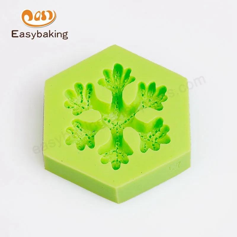 ES-0010_3D Snowflake Christmas Silicone Fondant Mold Cake Decorating Tools For Candy Chocolate Soap Clay Fimo Resin_7366
