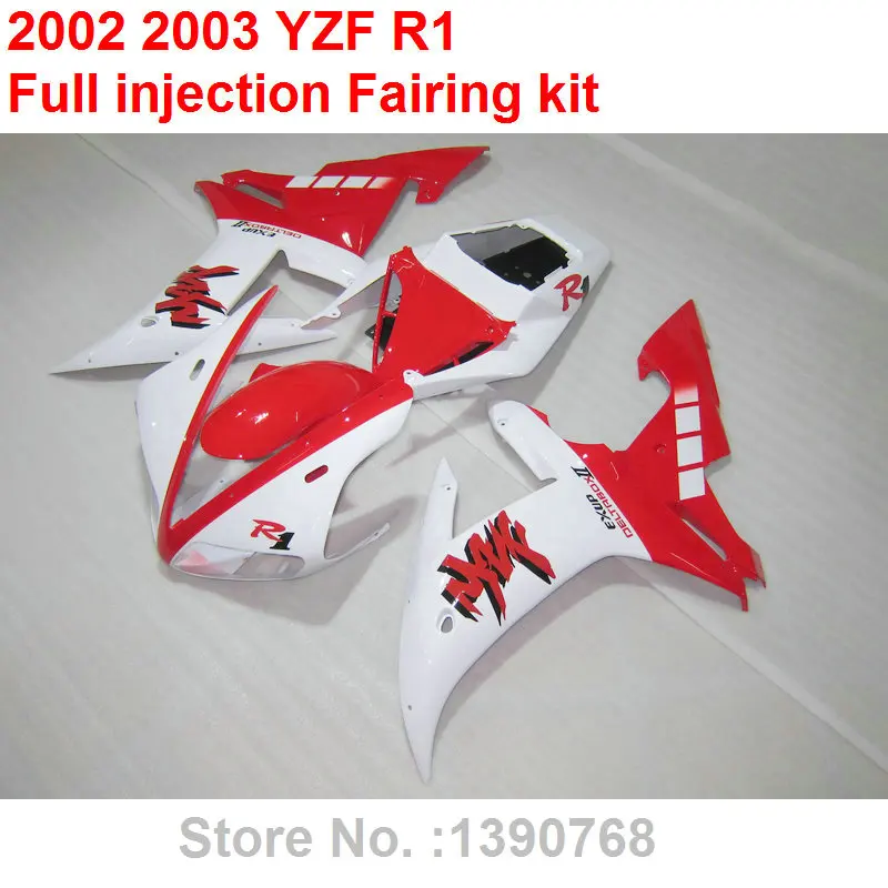 Новый комплект обтекателей для мотоцикла YAMAHA литья под давлением R1 2002 2003