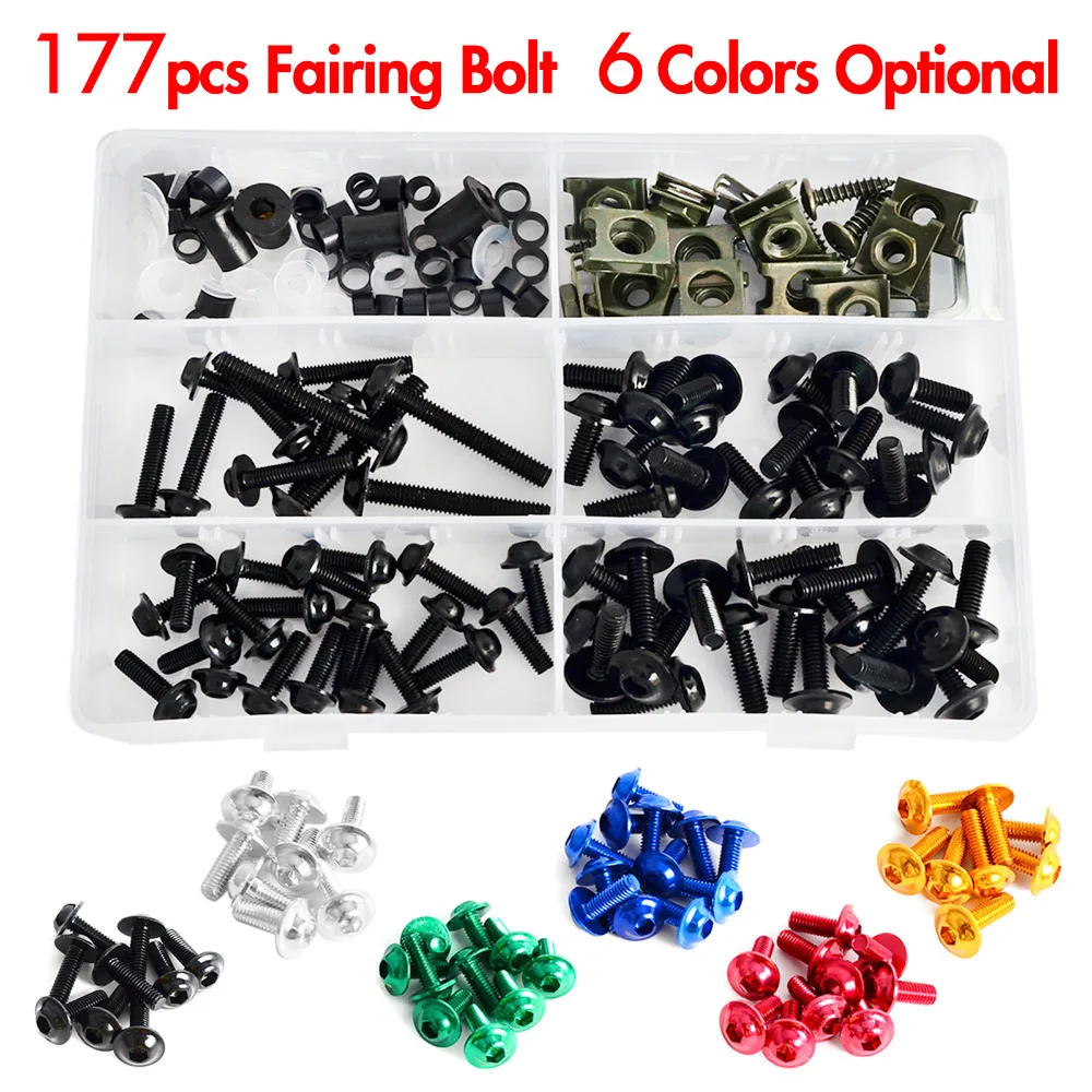 

NICECNC Complete CNC Fairing Bolts Kit Bodywork Screws Nut For Aprilia Pegaso 650 RS50 RS125 RS250 RSV4 RSV1000R RSV Mille Tuono