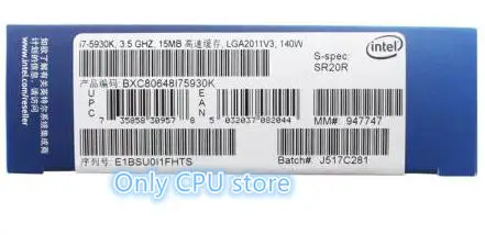 i7 5930K..