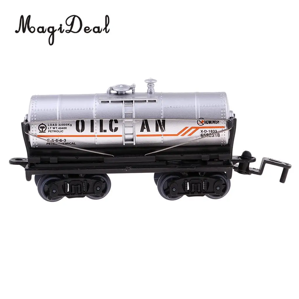 Simulation Train Oil Transport Tank Car Tanker Truck Model Diecast Vehicle Children's Toy Car Gift
