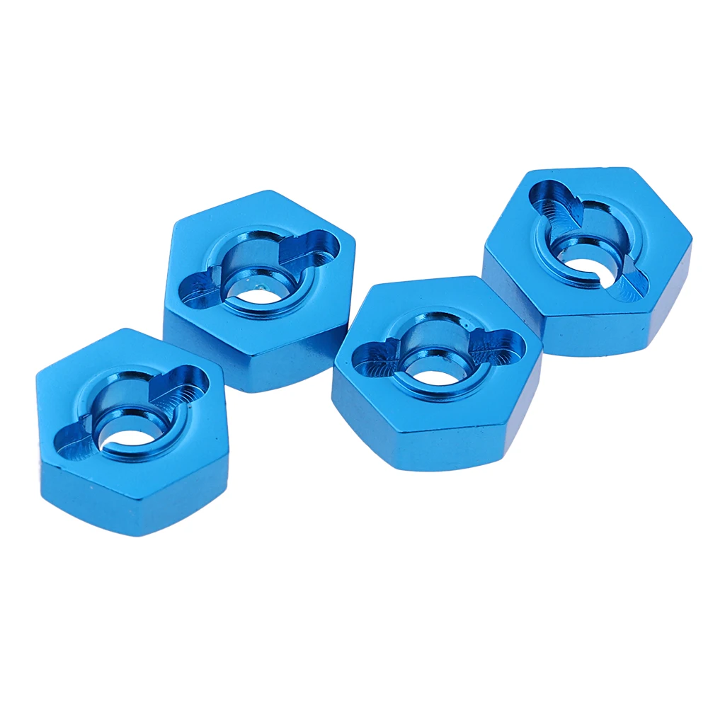 Alloy 12mm Wheel Hub Hex Drive & Pins Adapter for HSP 1/10 RC Drift Buggy Truck Car