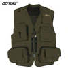 Goture Black/Dark Green Durable Outdoor Fishing Vest Multifunction Life Jacket Waistcoat For Men Lure Fishing Size X XL XXL ► Photo 1/6