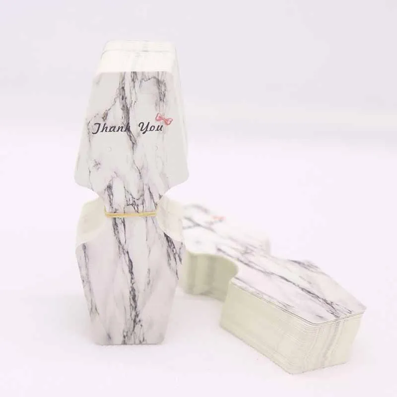

50pcs/lot 2019 Multiple Design Marbling Necklace&Earring&HairClip Cards Multi size Jewelry Display&Packaging Cards