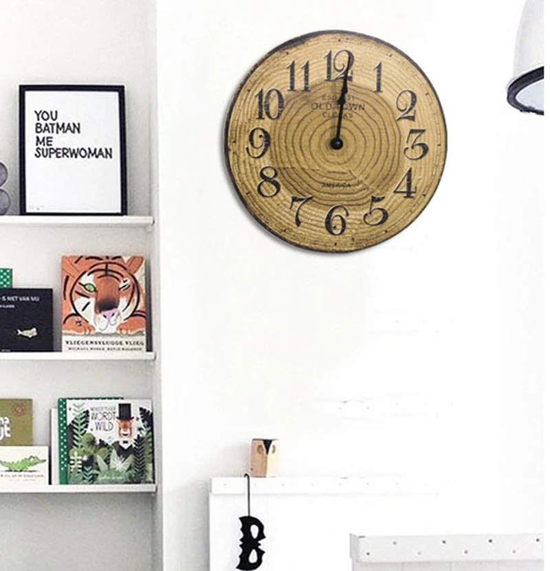 bathroom clock wall clock silent clock mechanism silent wall clock wall clock wood digital wall clock led 3d led wall clock barber shop modern clock wood clock wall diy clock watch wall clock  (11)