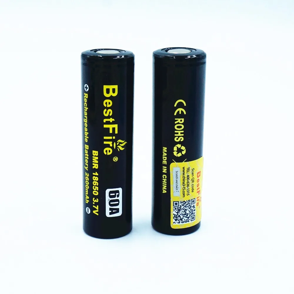 12 шт. Bestfire 18650 батарея 2600 мАч 60A3. 7 в литий ионная аккумуляторная для Eleaf Vapor Storm SMOK IJOY