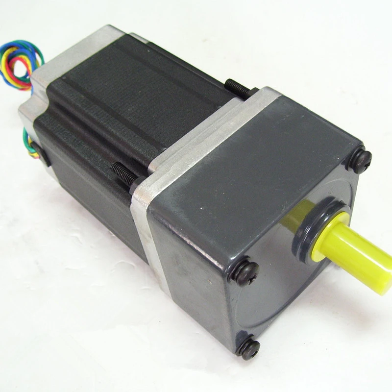 

Ratio1:10 NEMA34 6A 8Nm 1143oz-in L 114mm Gear Reduction Motor + Driver For Packaging machinery New In Box
