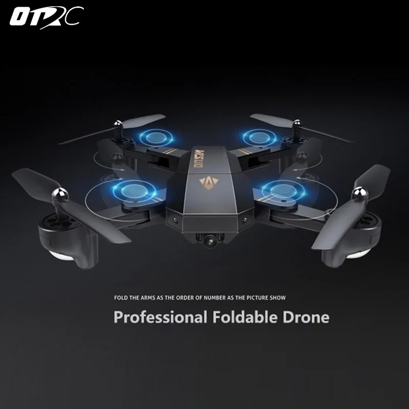 Складной Квадрокоптер OTRC FPV XS809 Радиоуправляемый вертолет селфи Дроны с hd камерой