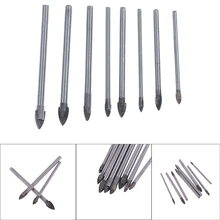 1 pièces 3/4/5/6mm carbure Triangle lance Point tête miroir céramique marbre carrelage verre foret