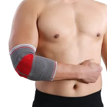 Befusy Silica Gel Sports Elbow Pads Elbow Brace Sports Safety Sleeve Elbow Pads for Volleyball Tennis