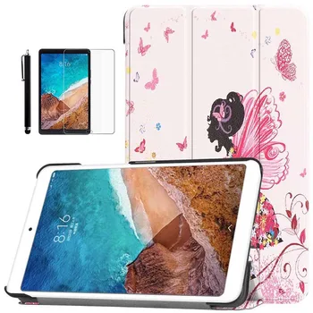 

Ultra Slim Lightweight Smart Shell Standing Cover with Auto Wake / Sleep Feature for Xiaomi Mi Pad 4 8.0'' +Stylus +Screen Film