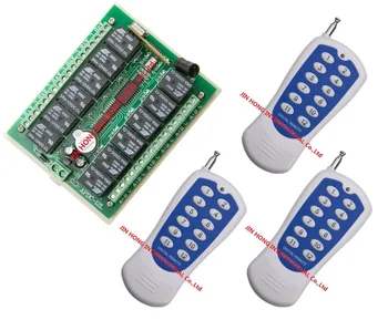 

2014 New 12V 12 CH RF Wireless Remote Control Switch system Wholesale prices with 12 Buttons transmitter free shipping