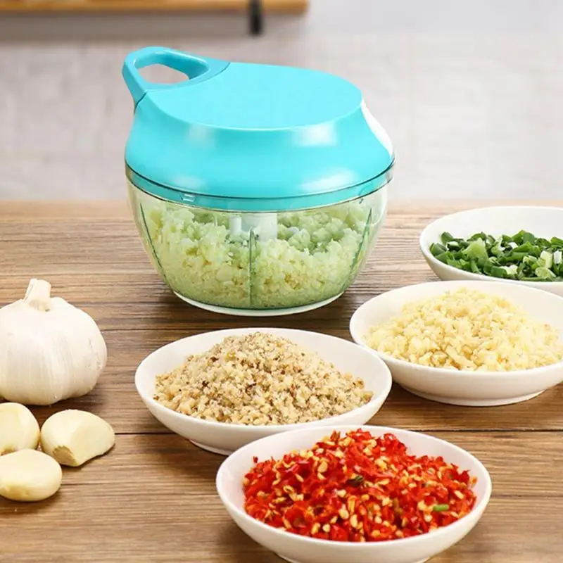 Ручной измельчитель овощей, чеснока, Ручной Кухонный комбайн, измельчитель лука, мяса, рыбы, говядины, фруктов, овощей, Ломтерезка для мяса