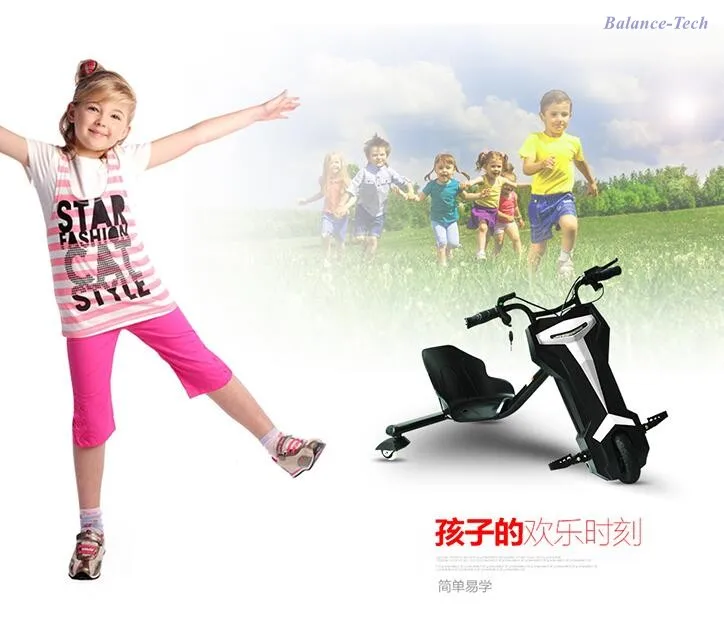 Electric Scooters Drift Scooter 3 Wheel Children Elektrisch Drift Scooter 250W 10-20km 36V Rear Wheel Colorful LED Kick Scooters (15)