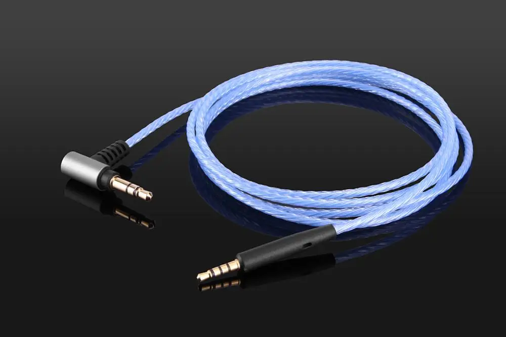 Silver Plated Audio Cable For Bose QuietComfor QC25 QC35 QC35 II Headphones