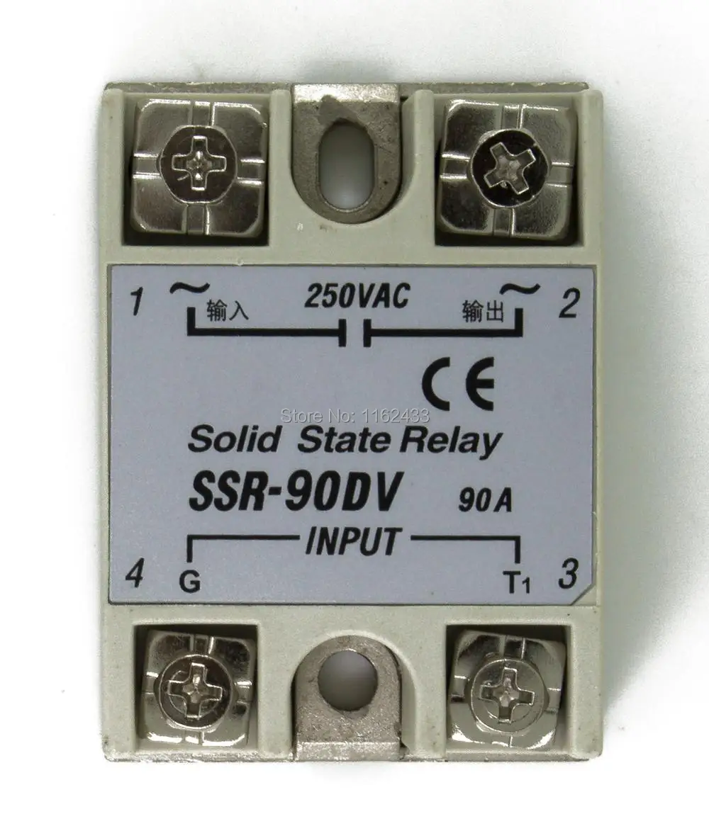 SSR-90DV 90A твердотельный регулятор напряжения 90DV SSR специально для регулятора напряжения SCR