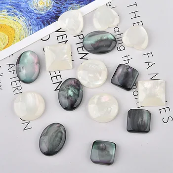 

Wholesale 100pcs/lot geometry ovals/square/rounds/hearts shape flatback resin beads diy jewelry earring accessory