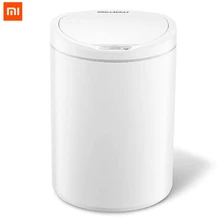 Xiaomi Mijia NINESTARS умный мусорный бак датчик движения автоматическое уплотнение LED Индукционная Крышка для мусора 7/10L Mi Home Ashcan Bins