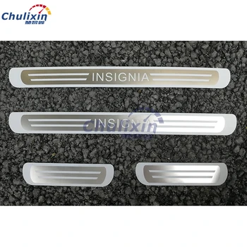 

ultra-thin door sill pedal stainless steel 4pcs/lot For OPEL Insignia 2009-2015 car Accessories car decals