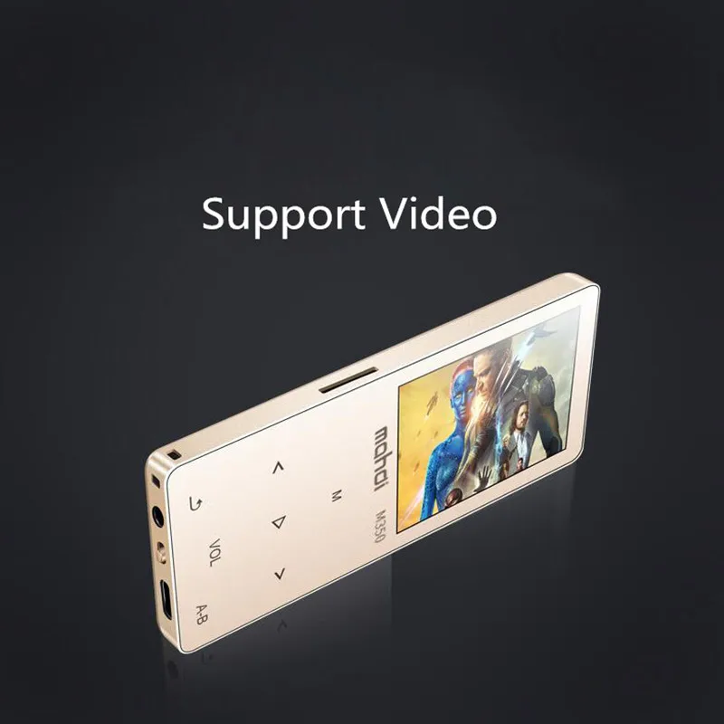 8G Hifi MP3 плеер сенсорный экран беспроводной Bluetooth MP3 плеер AAC/WAV/FLAC/OGG/MP3/APE Декодер видео TF карта Запись MP3 динамик