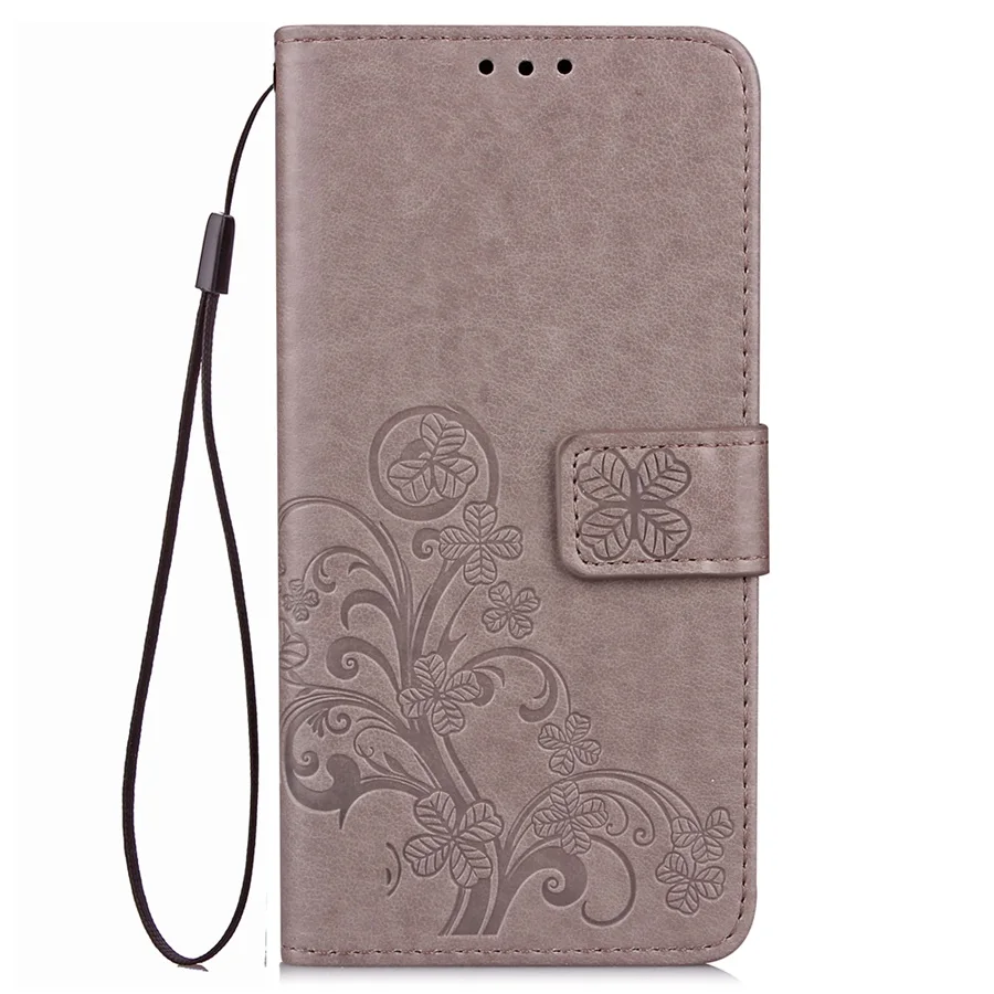 Серый Флип-бумажник из искусственной кожи чехол для Xiaomi Redmi K20 Note 5 6 7 8 Pro 5A 4X задняя крышка Высокое качество Книга Стенд Слот для карт чехол для телефона - Цвет: Серый