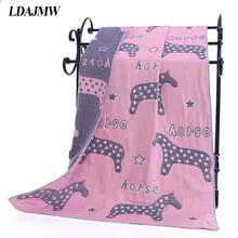 Прямая поставка, хлопковое газовое банное полотенце с мультяшным принтом для взрослых, текстильное большое плотное полотенце, банный халат для отеля, пляжное полотенце, шаль, детское одеяло