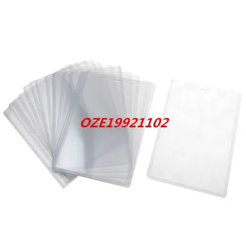 

20PCS B7 Clear Plastic Housing Work Vertical Name Tag Holders