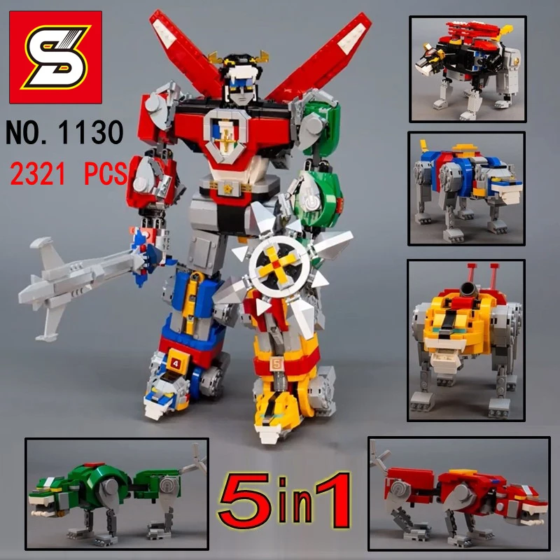 

Voltron Universe Defender Compatible with legoinset 21311 Building Blocks Bricks of Figure Educational modle SY1130