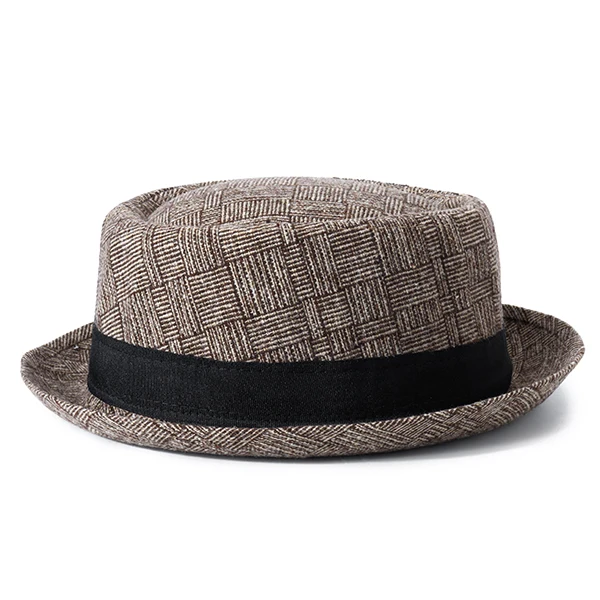 Полосатая джазовая фетровая шляпа для мужчин и женщин, Панамы, унисекс, Летняя Повседневная пляжная кепка от солнца, Мужская Ретро мода, котелок с плоским верхом, шляпы Трилби