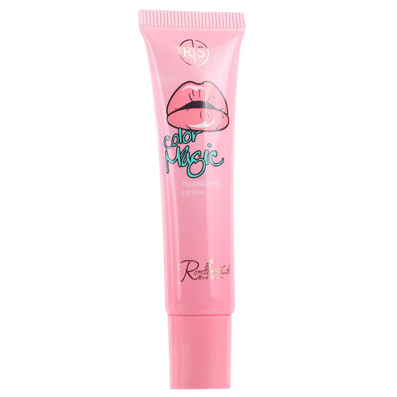LEARNEVER Fashion Women Girls New Lip Gloss Tattoo Sticker Lipstick Waterproof Megic Color Mask Tint Tattoo Sticker Lipstick