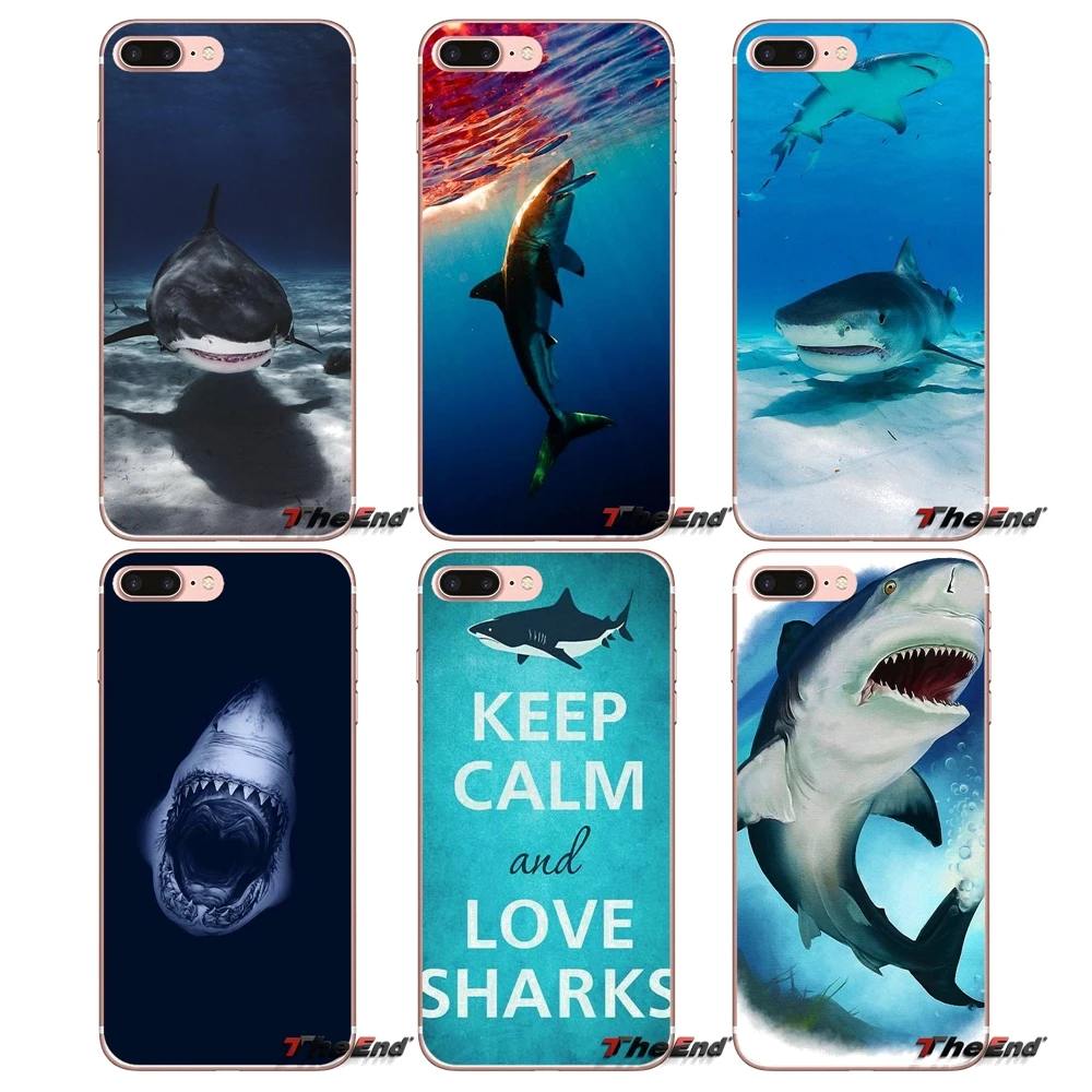 Чехол для Samsung Galaxy S3 S4 S5 MINI S6 S7 edge S8 Plus Note 2 3 4 5 Grand Core Prime TOP 10 Deadliest Animals Shark Jaws|case plus|for