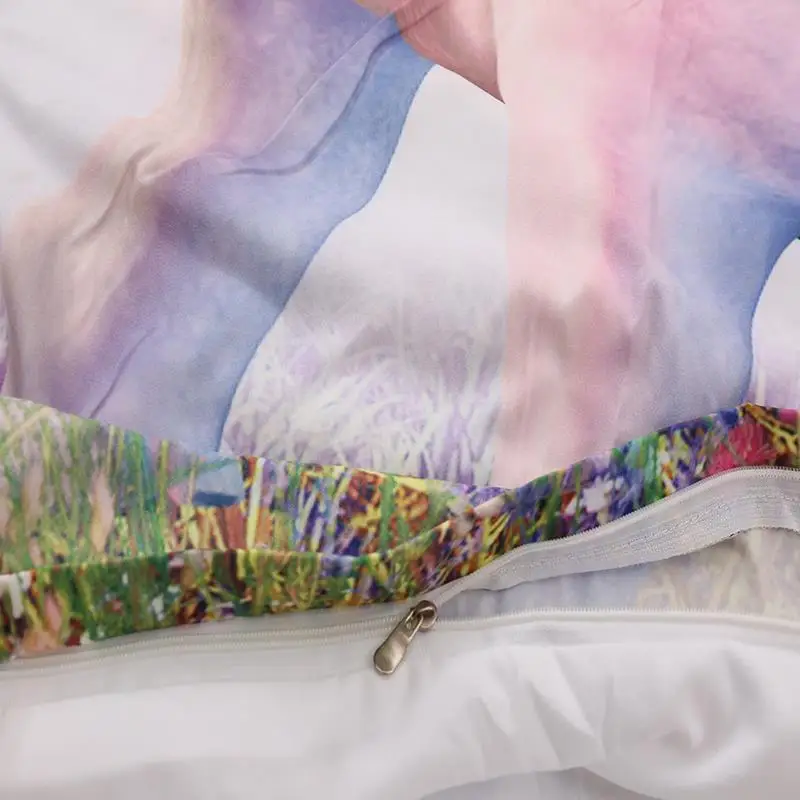 Unicorn Bedding Sets Single Duvet Cover Set Queen King Comforter Bedding Set YU01#