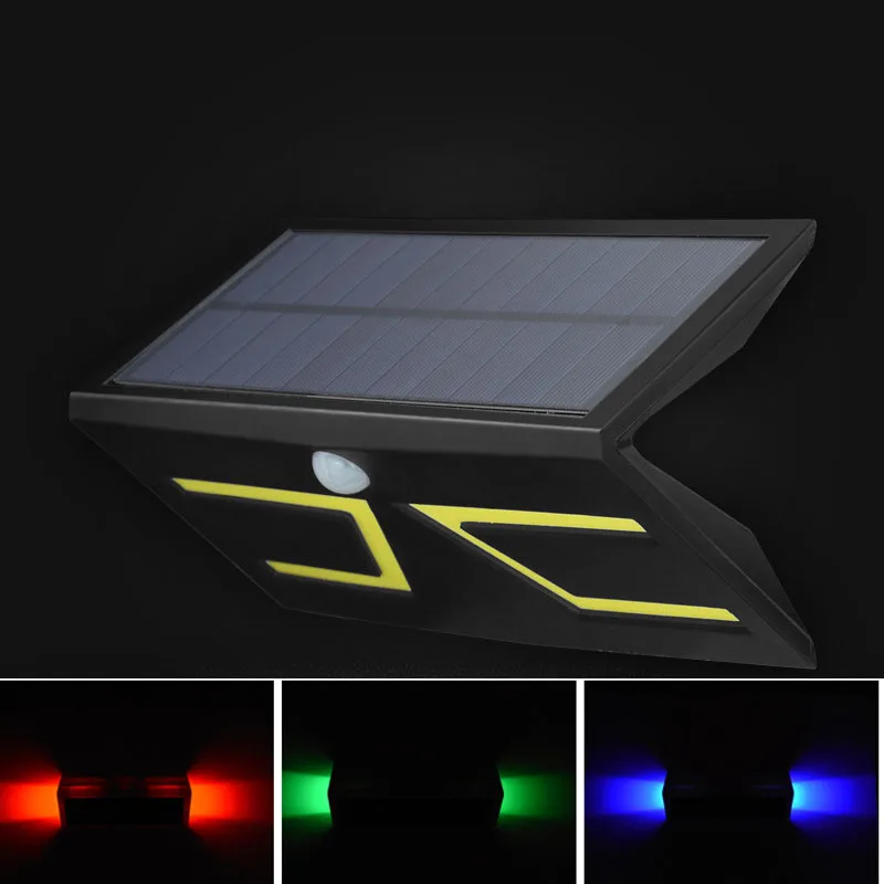 

solar light Wall Lights COB Outdoor Landscape Garden Lights Human Body Sensor LED Street Lights