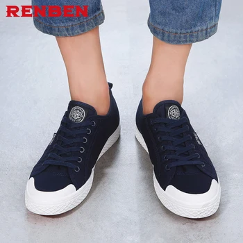 

Men Vulcanize Shoes 2018 Man Flats Breathable Mens Fashion Classic Outdoor Shoes Mens Canvas sneakers shoes men