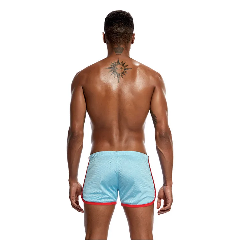 Fashion Classic Solid Mesh Men's Shorts Boxer Fast Dry Retailer Trunks Summer Elastic Waist Mens Shorts Underwear Underpants