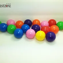 100 шт/партия 40 мм Экологичная пустая ПП Пластиковая Капсула мягкие круглые шарики бассейн для детей забавная игрушка для улицы