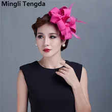 Новейшая пряжа головной убор Свадебная вечеринка Аксессуары для свадьбы свадебный головной убор Bibi Mariage Кепка шляпка Mariage Mingli Tengda Свадебные шапки