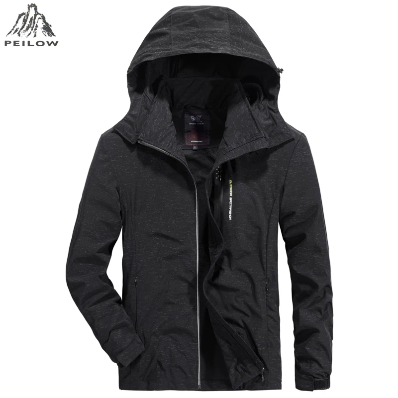 زائد حجم 5XL 6XL 7XL L-8XL الرجال السترات والمعاطف 2019 أحدث الربيع الخريف الرجال مقنعين عارضة شبكة تنفس أبلى سترة