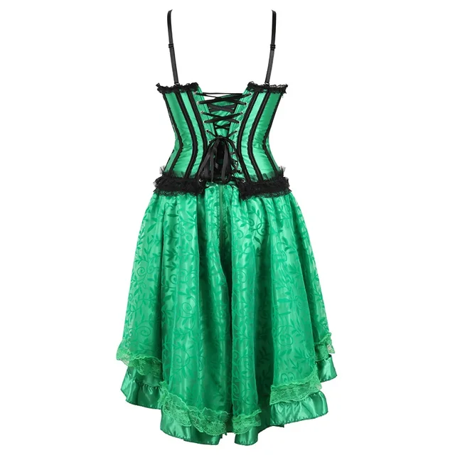 Women Burlesque Costumes Emerald Green Plus Size