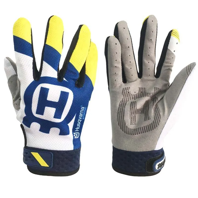 

2019 HUSQVARNA Motorcycle Gloves MX Motocross Dirt Bike Off-Road ATV MTB Mens Gear full finger gloves