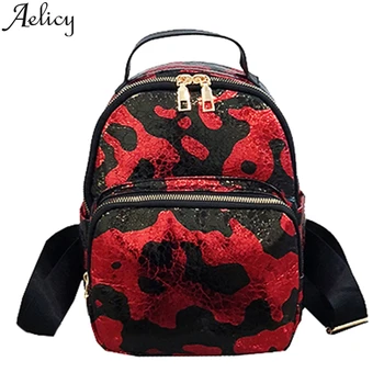 

Aelicy Small Fresh Casual Student Backpack Female anti-theft Backpack Classic PU Leather Backpacks Canta Fashion Shoulder Bags