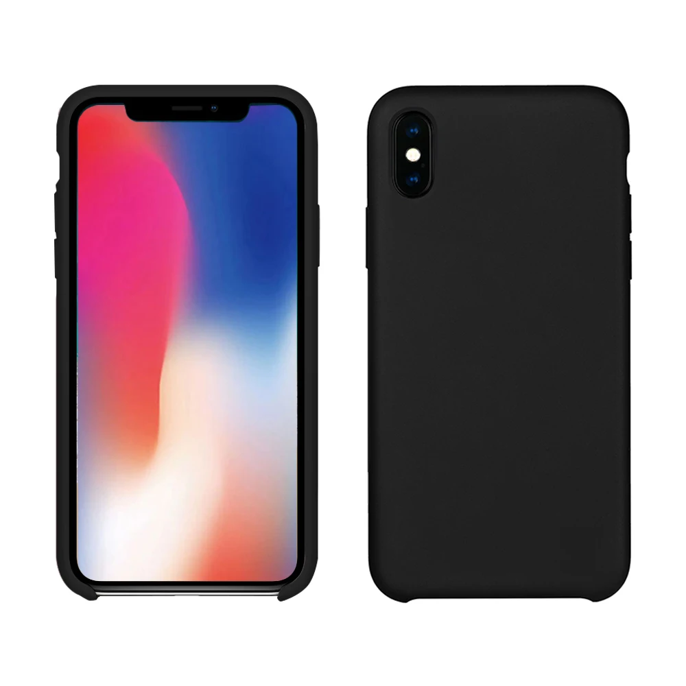

Original Soft Silicone Case For iPhone XS Max X XR iPhone 6 S 6S 5 5S 5SE 7 8 Plus 6Plus 7Plus 8Plus Ultra Thin TPU Cell Phone B